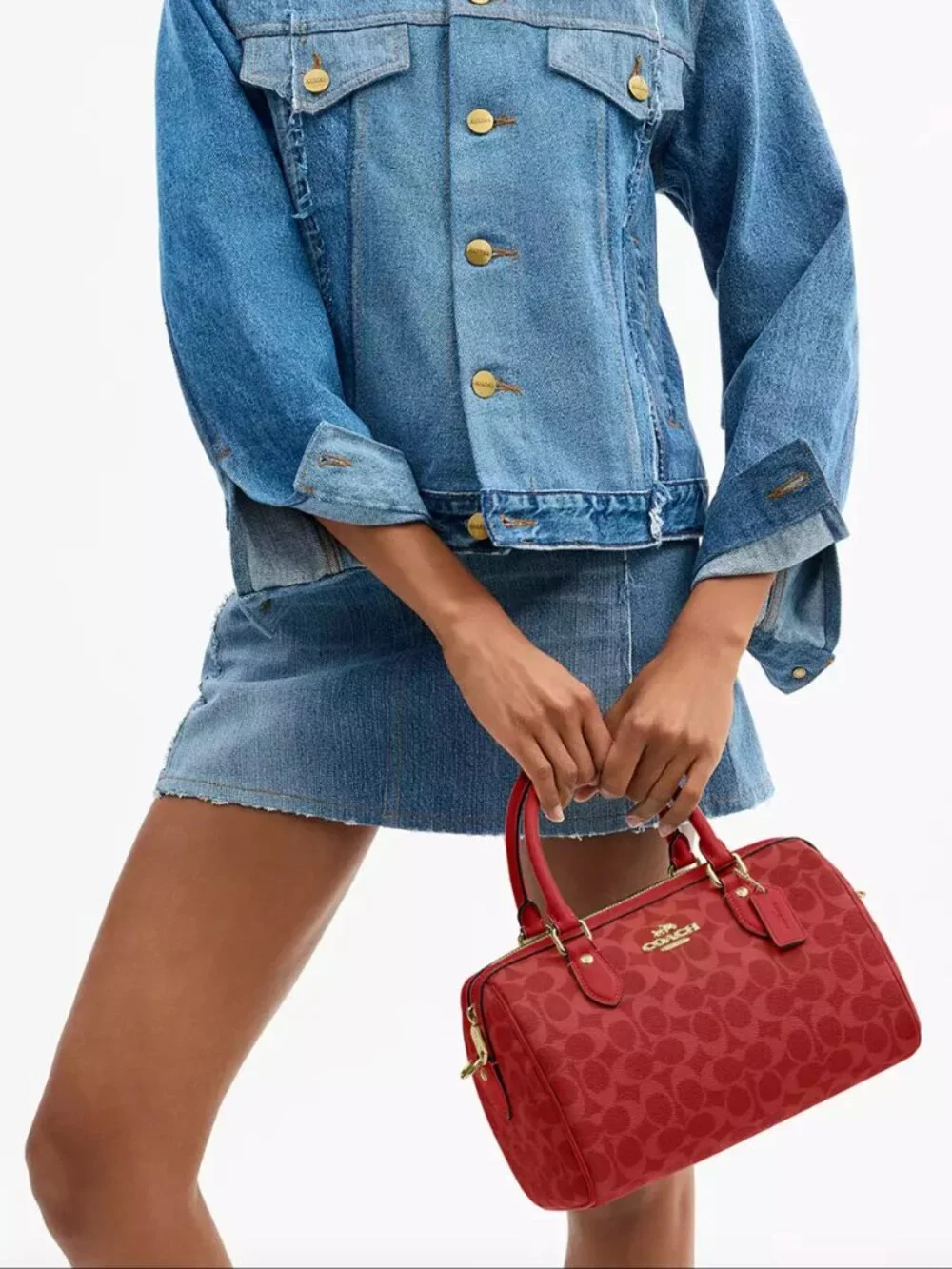 Rowan Satchel Bag In Signature Canvas CEY39